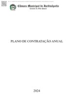 PLANO DE CONTRATAÇÃO ANUAL