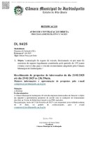 REPUBLICAÇÃO DO AVISO DE CONTRATAÇÃO - PROCESSO ADMINISTRATIVO N.º 04/2025 DL 04/25